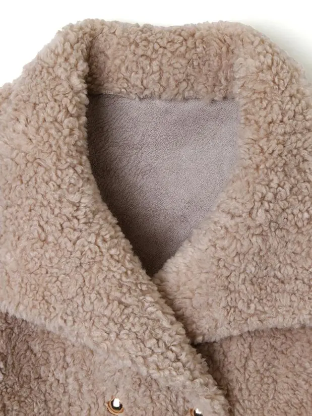 Eco-friendly Faux Shearling Jacket